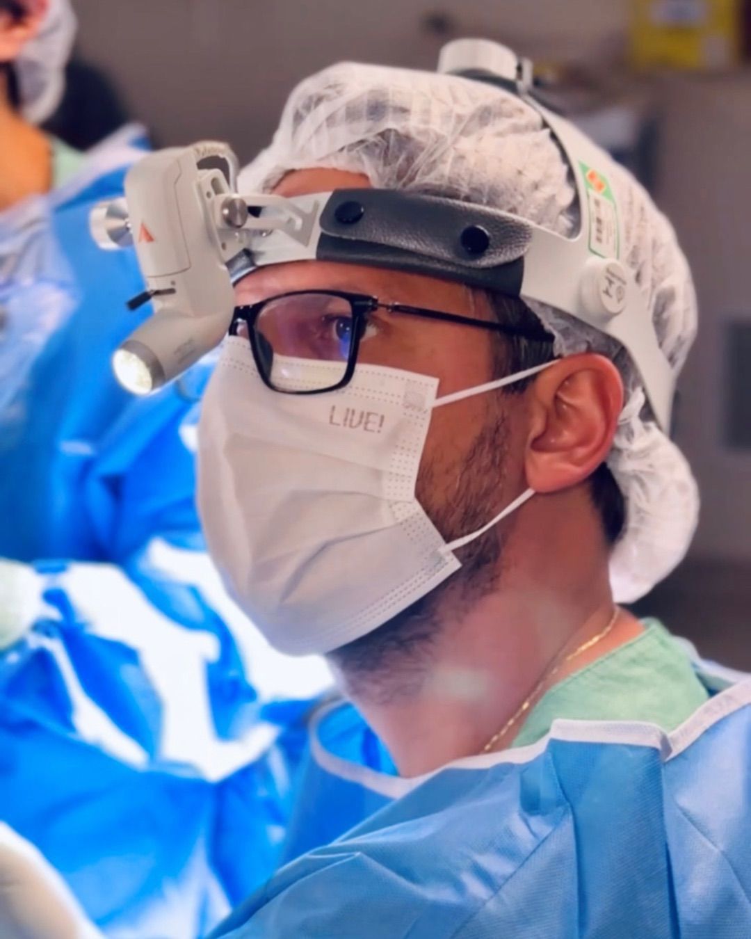 Surgical team member 1